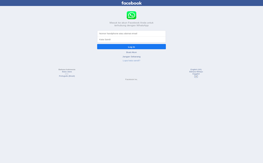 via Fecbook brand phishing attempts